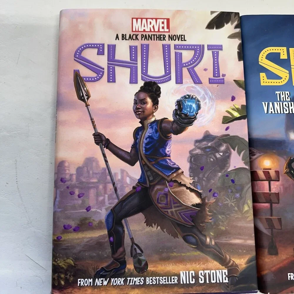 Shuri : A Black Panther Novel & The Vanished Hardcover Lot Of 2 Nic Stone
